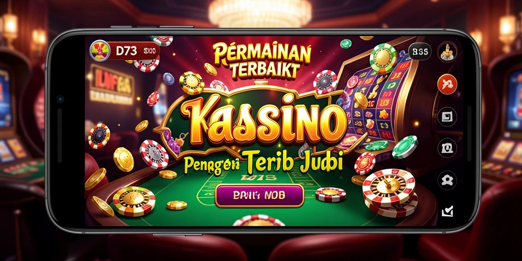 Tampilan gameplay D73 yang penuh aksi dan mengasyikkan dalam dunia Kasino.