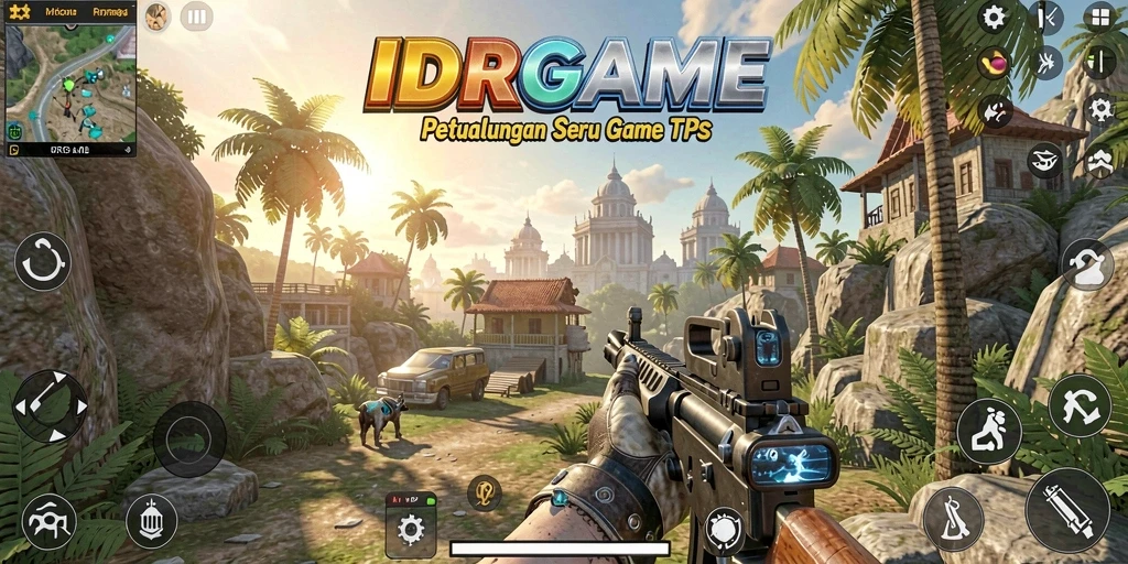 Tampilan gameplay seru dari IDRGAME dengan aksi menegangkan.