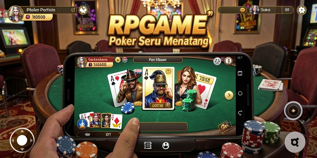Tampilan gameplay RPGAME yang menarik dalam permainan Poker.
