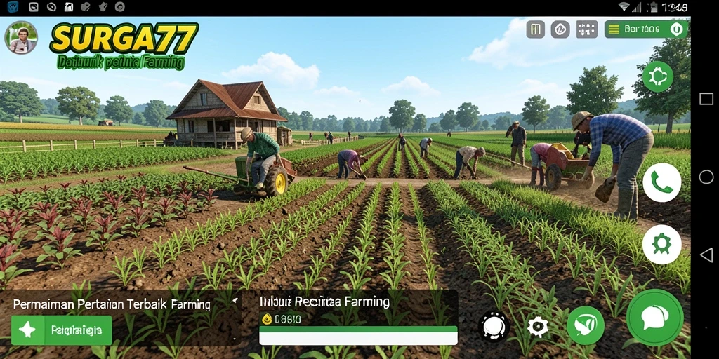 Gameplay menarik di SURGA77 dengan aktivitas bertani yang menyenangkan.