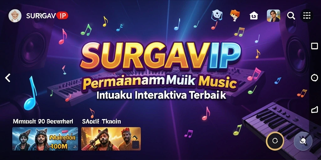 Tampilan gameplay SURGAVIP yang interaktif dan menarik.