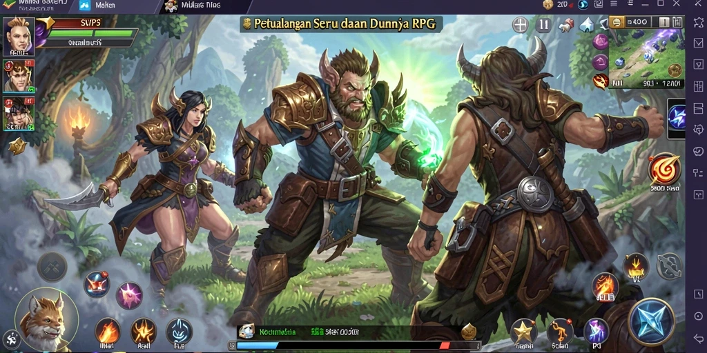 Tangkapan layar dari gameplay SVIP3 yang memukau dan penuh aksi.