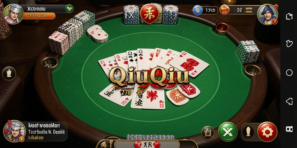 Tampilan gameplay QiuQiu yang menarik dan seru.